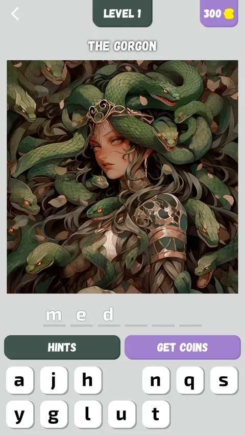 Captura de tela de Mythology Quiz!: Adivinhe a criatura pela imagem