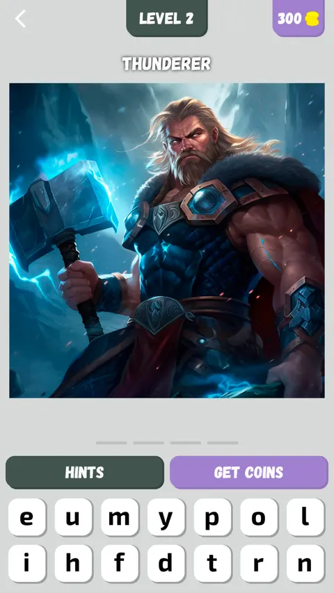Captura de tela de Mythology Quiz!: Níveis com dificuldade crescente